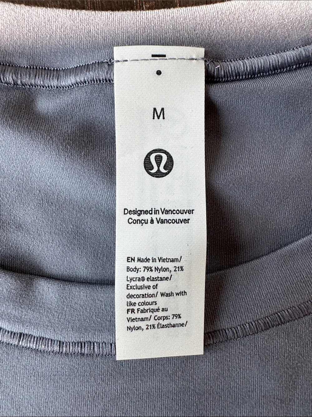 lululemon athletica Light Gray Long-Sleeve Crewneck Top